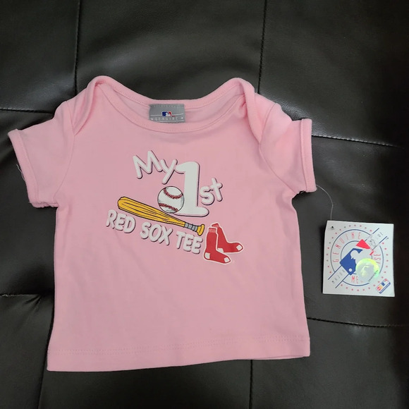 Genuine Merchandise Other - Genuine Merchandise Baby Girl Red Sox Tee Shirt in Pink Size 3-6 months NWT